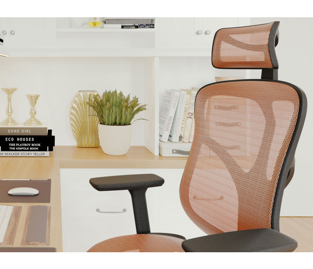 Diablo Chairs V-BASIC CHAIR CZARNO-POMARAŃCZOWY - 1527031 - zdjęcie 7